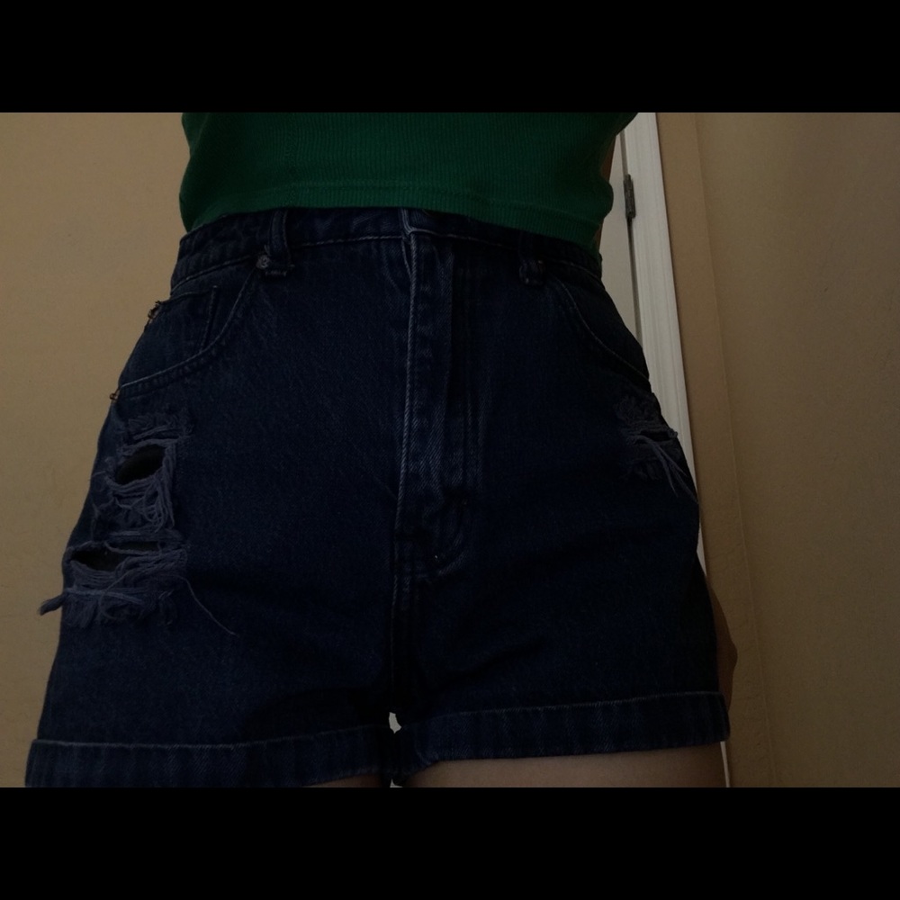 Cotton on high wasted shorts